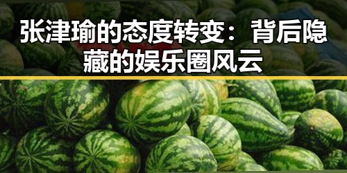 张津瑜的态度转变：背后隐藏的娱乐圈风云